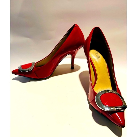 MICHAEL Michael Kors Patent-Leather Pumps $60 (70% OFF) - Picture 2 of 5
